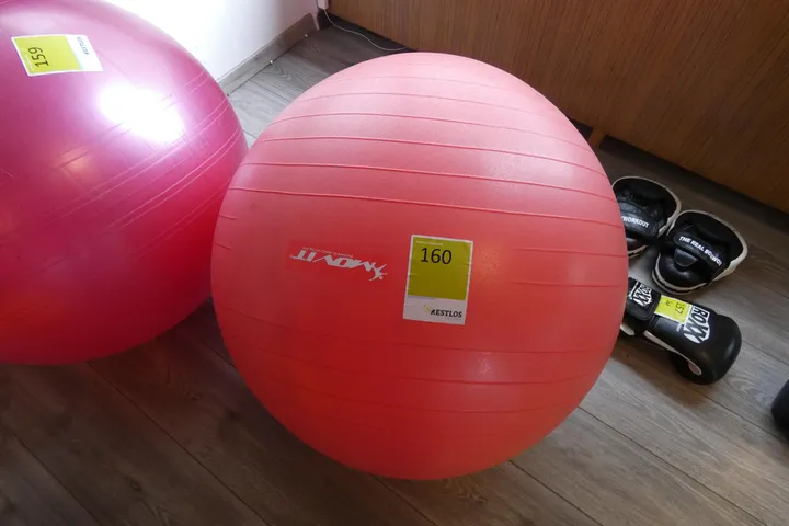 Movit Gymnastikball, rot/orange